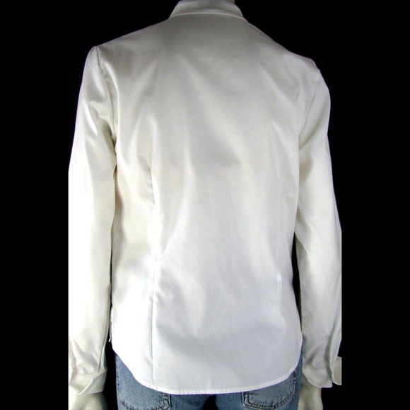 Coldwater Creek Stretch Cotton Shaped Shirt 36" - Picture 5 of 7